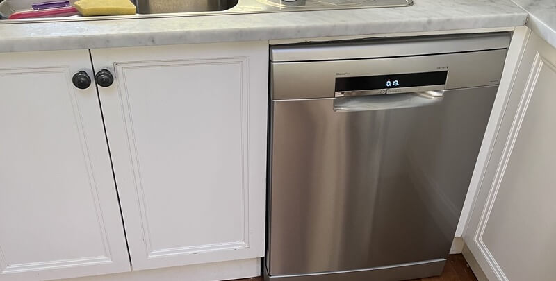 Dishwasher installed by Cyber Plumbers