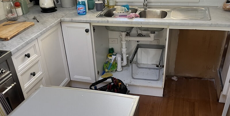 Preparing to install a new dishwasher